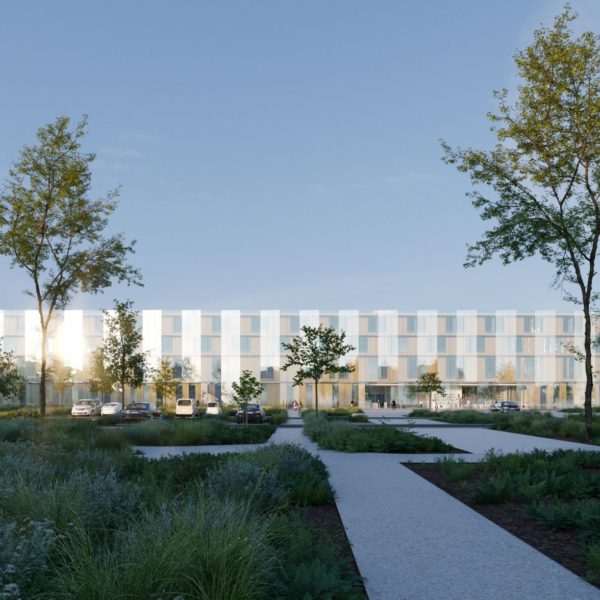 Construction de la phase 2 du nouvel hôpital de Reims 